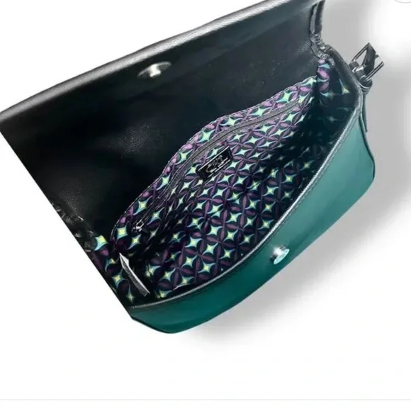 CXL Christian Lacroix Karen Caviar Shoulder Bag Vegan Leather Classic -Black NWT - Picture 4 of 6